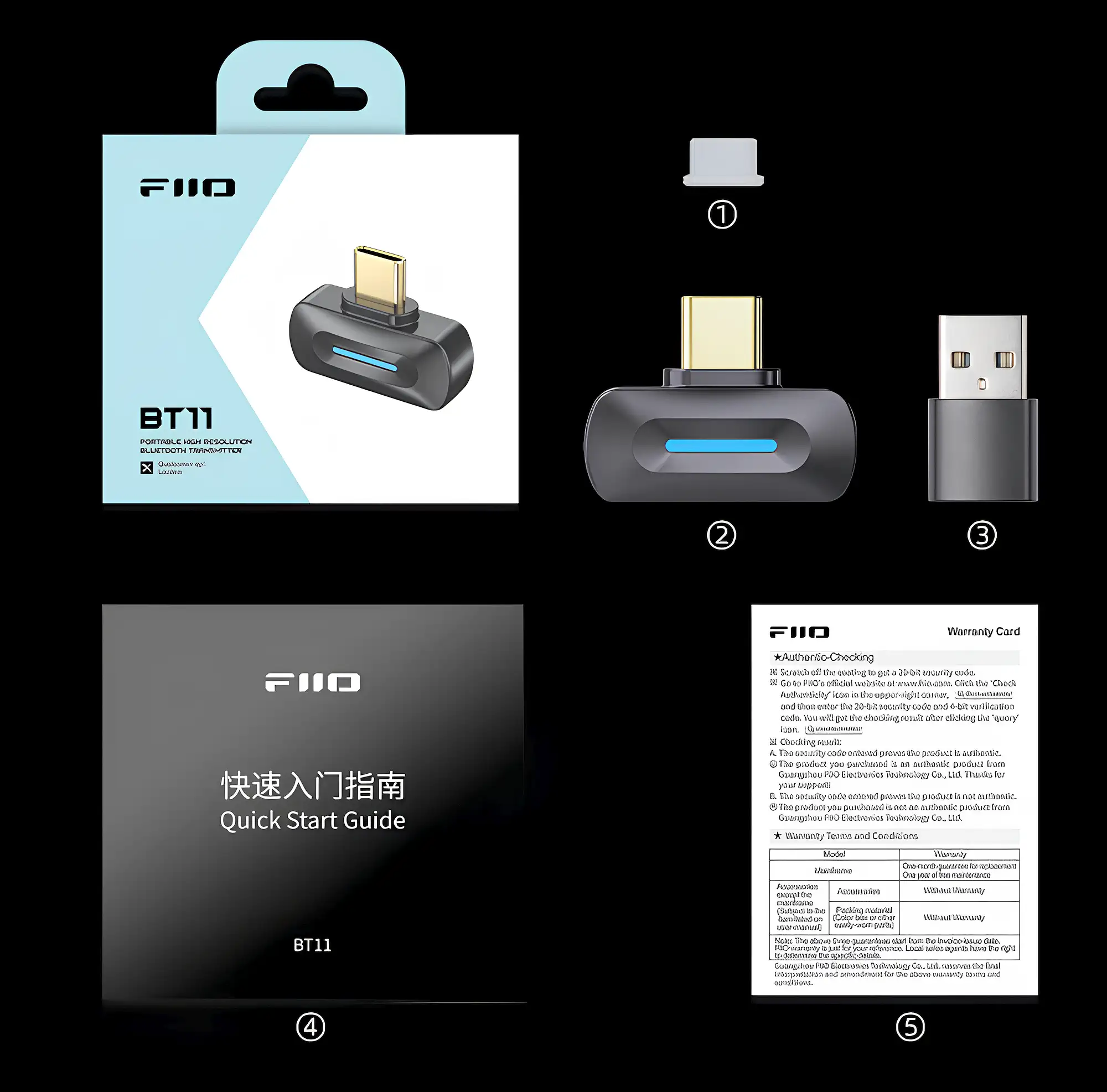 FiiO BT11 package