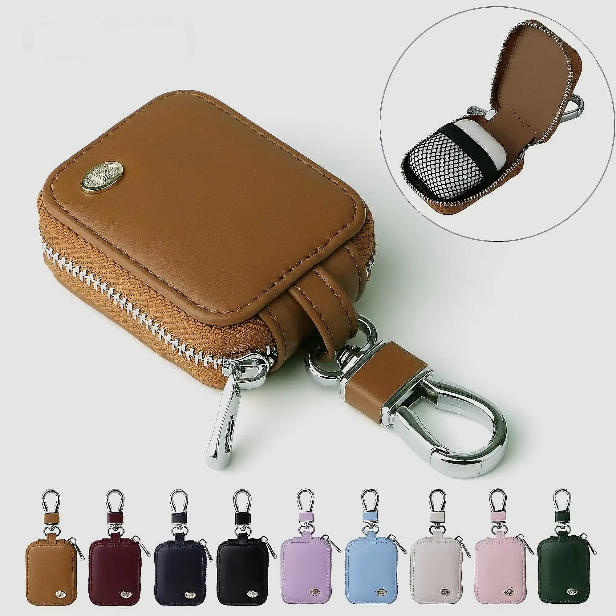 Leather Storage Case for TWS Earbuds